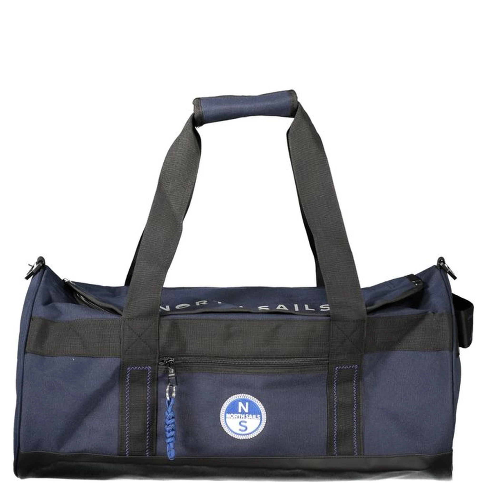Blue Polyester Handbag