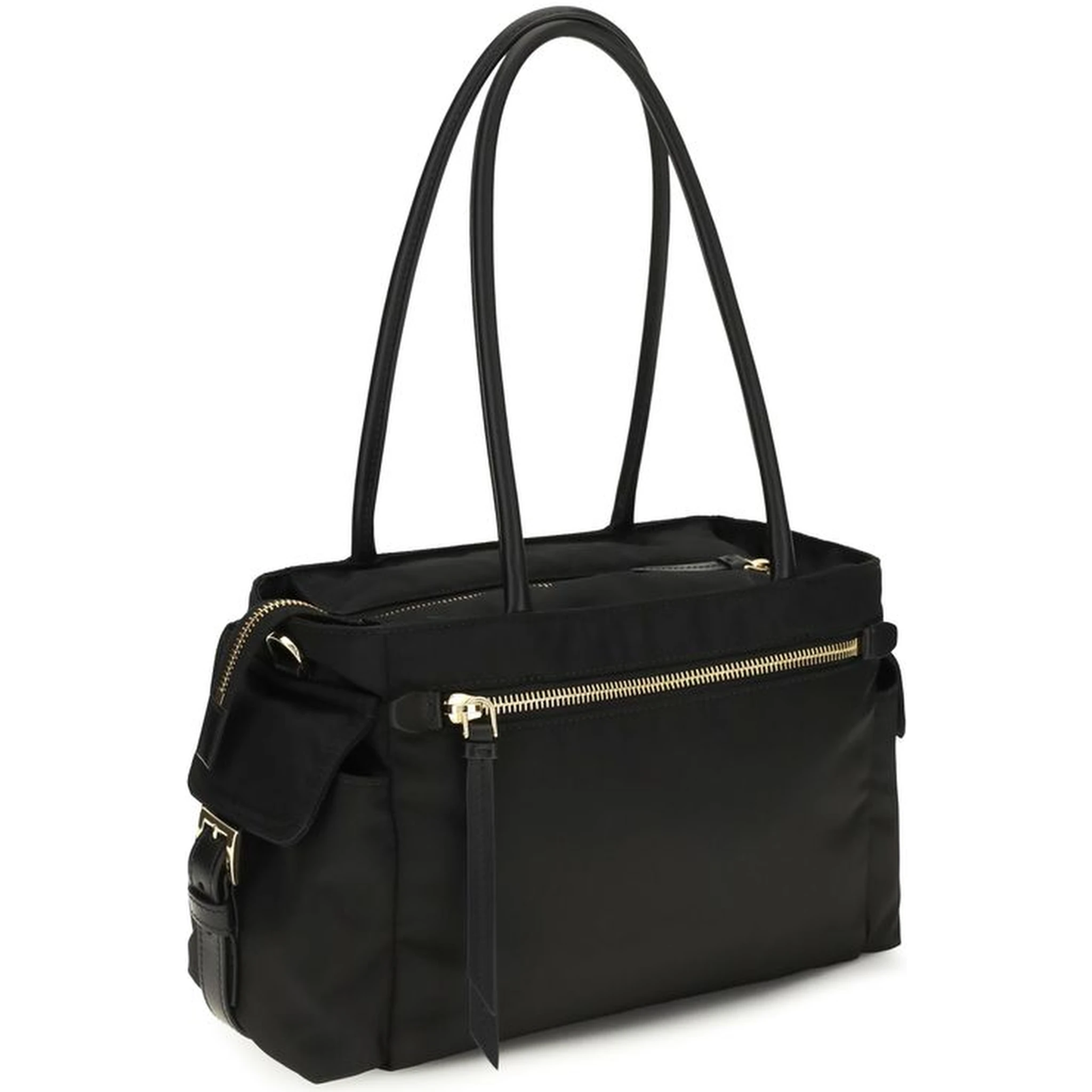 Black Polyamide Handbag