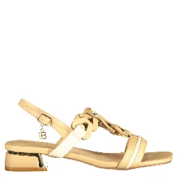 Beige Polyurethane Women's Sandal