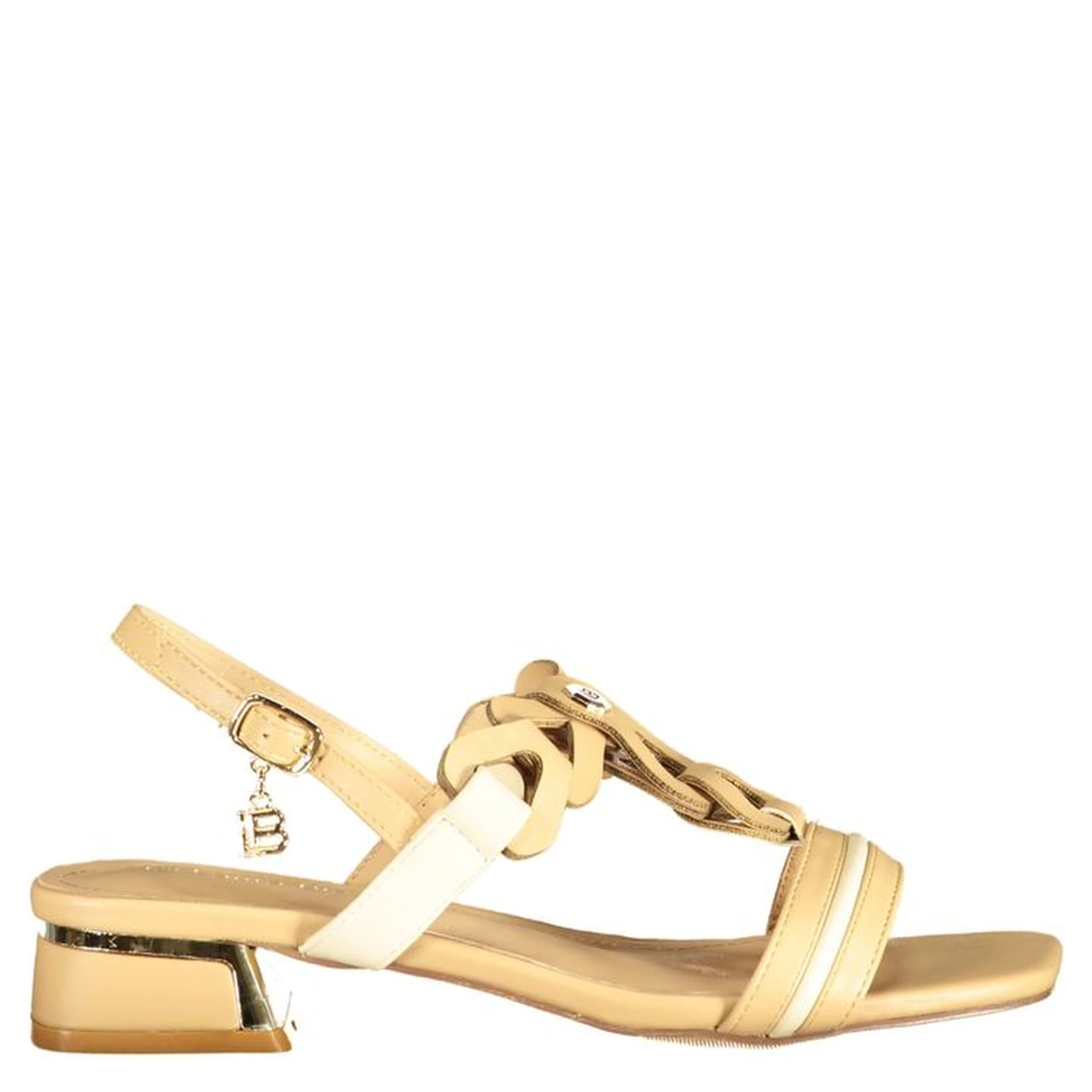 Beige Polyurethane Women's Sandal
