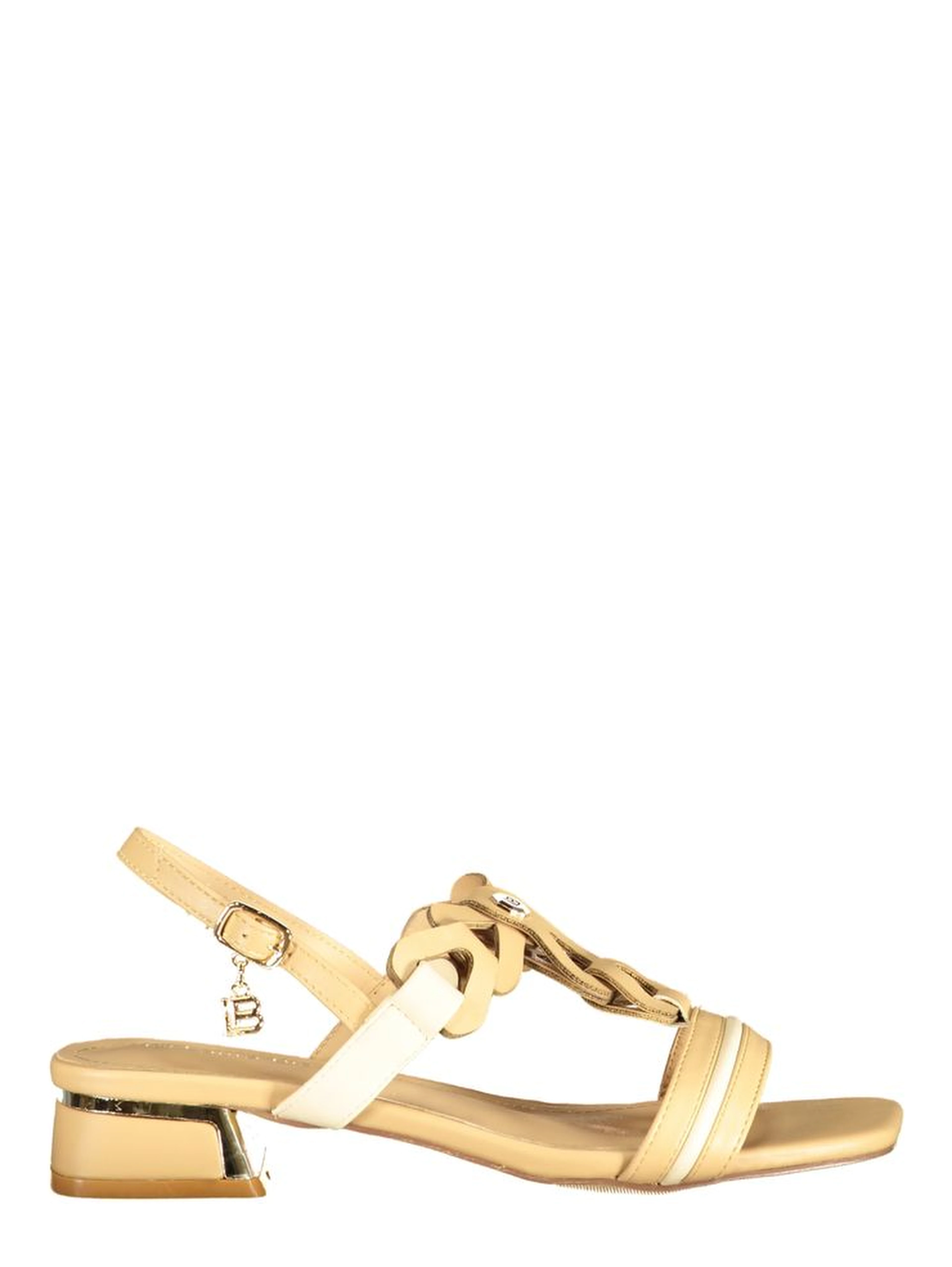 Beige Polyurethane Women's Sandal