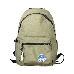 Green Polyester Backpack