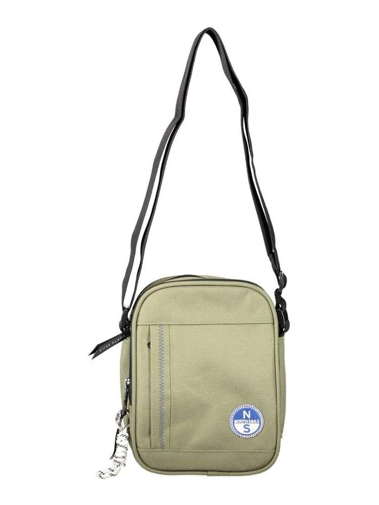 Green Polyester Shoulder Bag