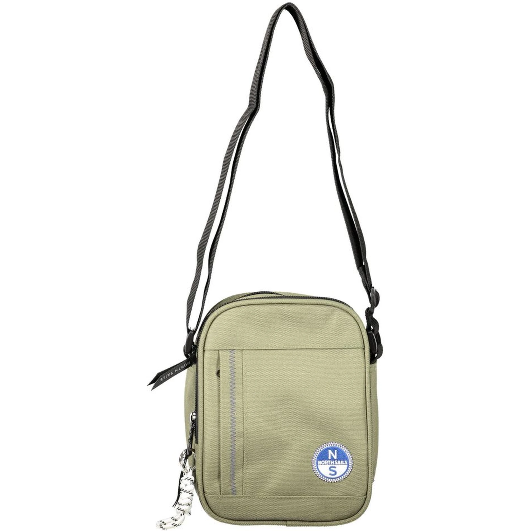 Green Polyester Shoulder Bag