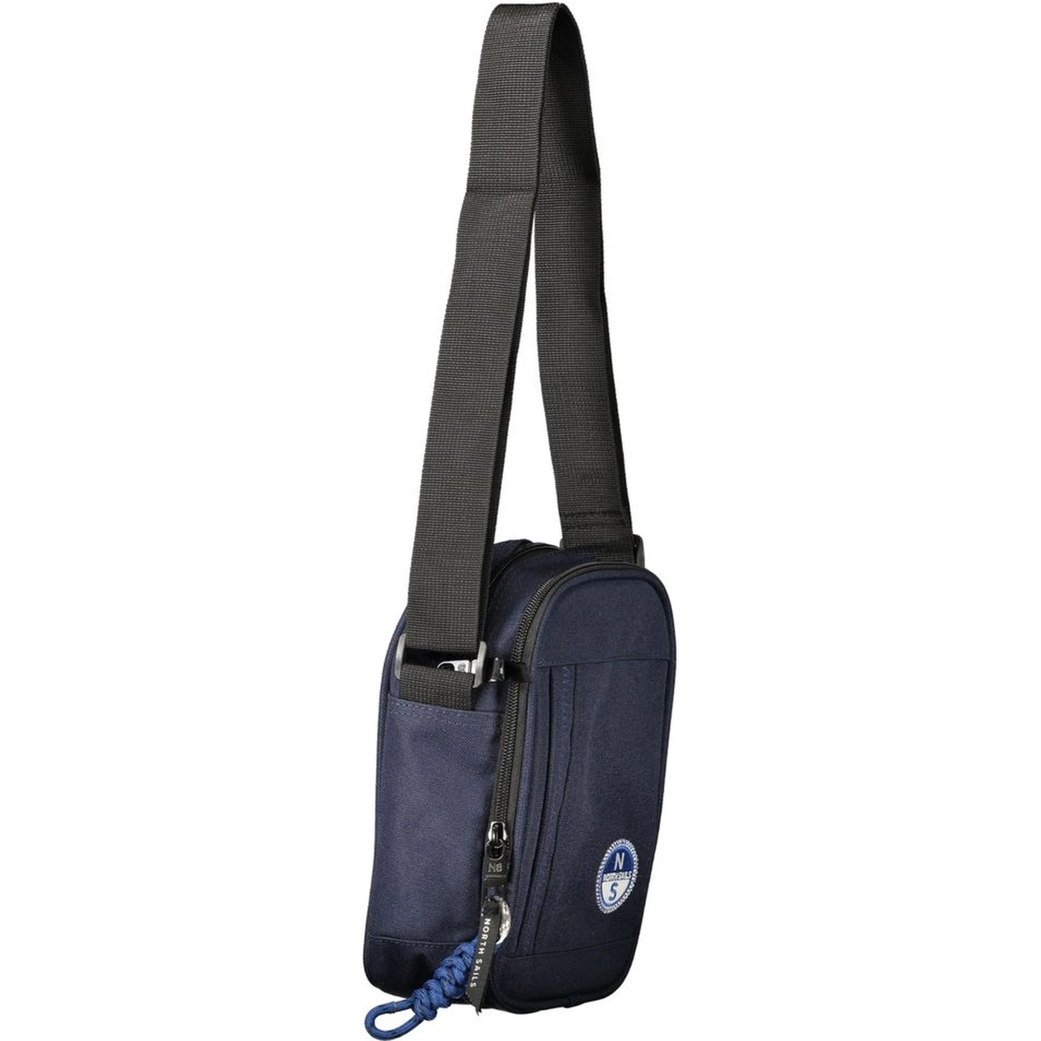 Blue Polyester Shoulder Bag