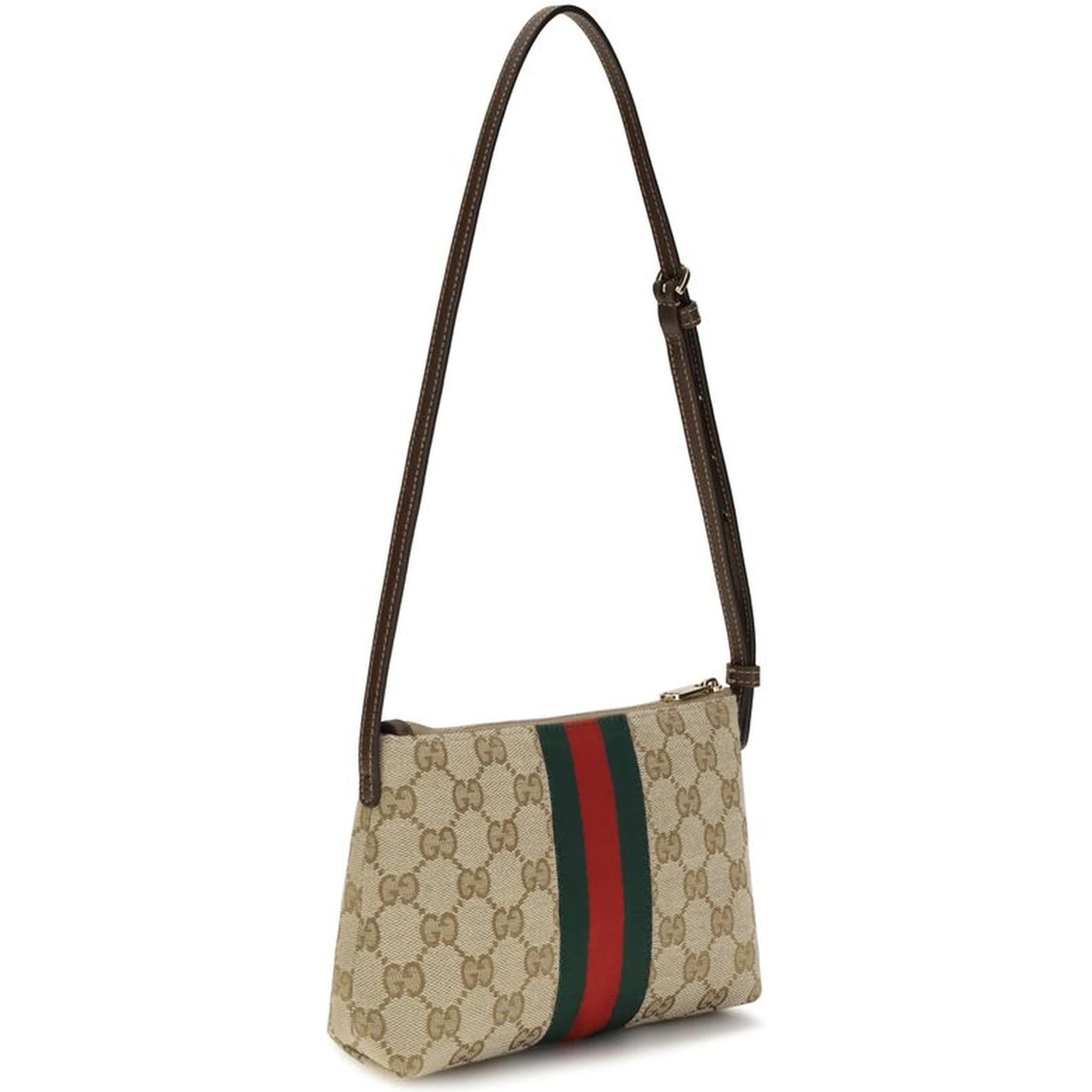 Beige Fabric Shoulder Bag