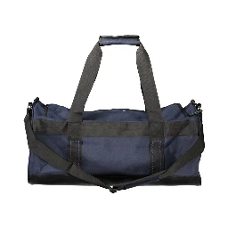 Blue Polyester Handbag