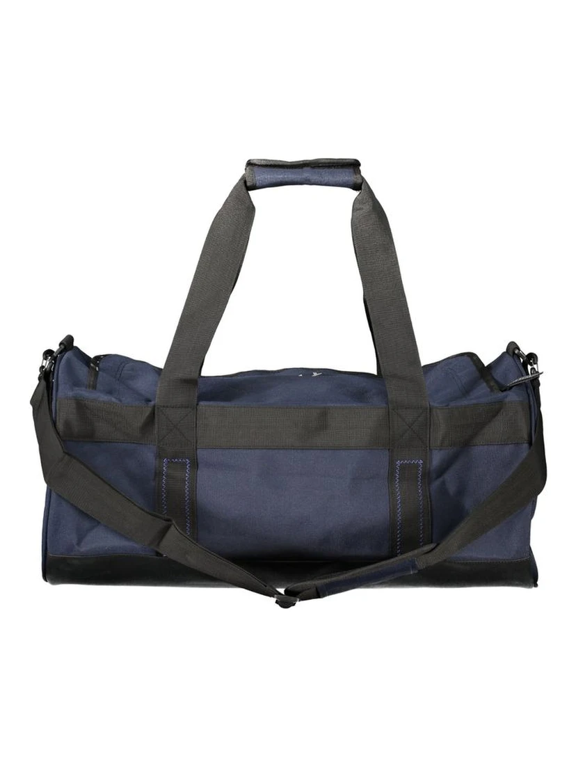 Blue Polyester Handbag