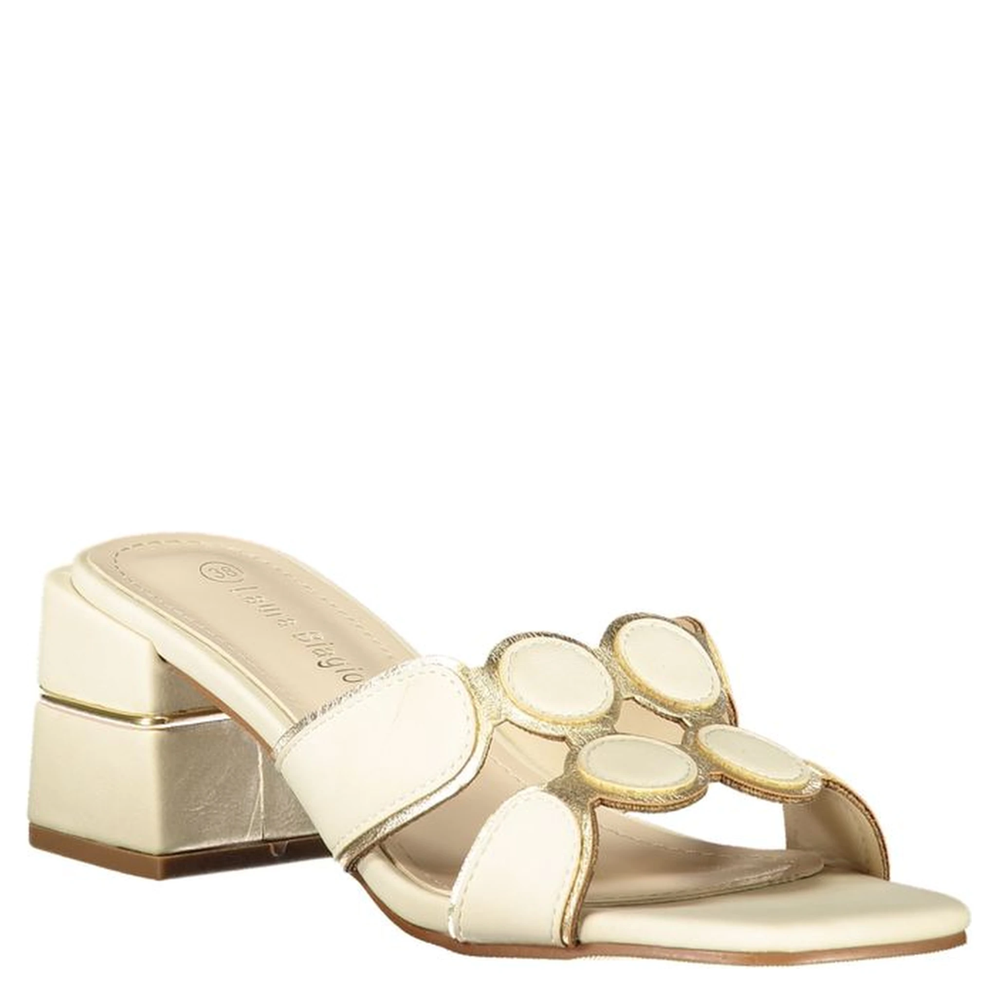 Beige Polyurethane Women Sandal