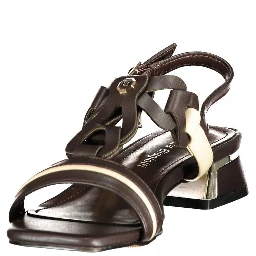 Brown Polyurethane Women's Sandal