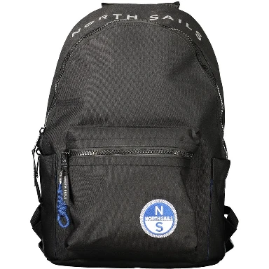 Black Polyester Backpack