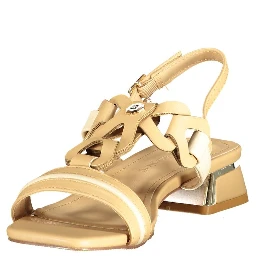 Beige Polyurethane Women's Sandal