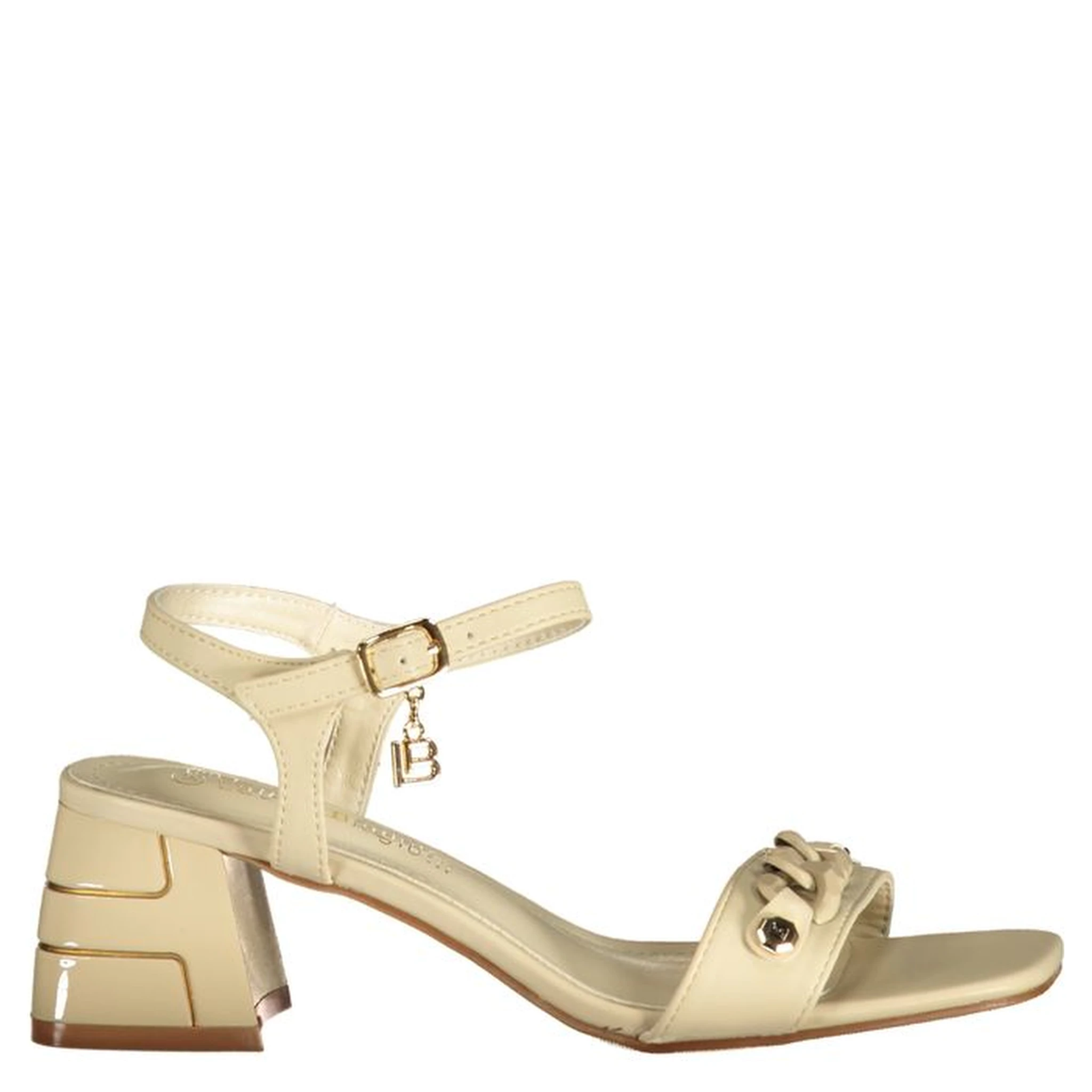 Beige Polyurethane Women's Sandal