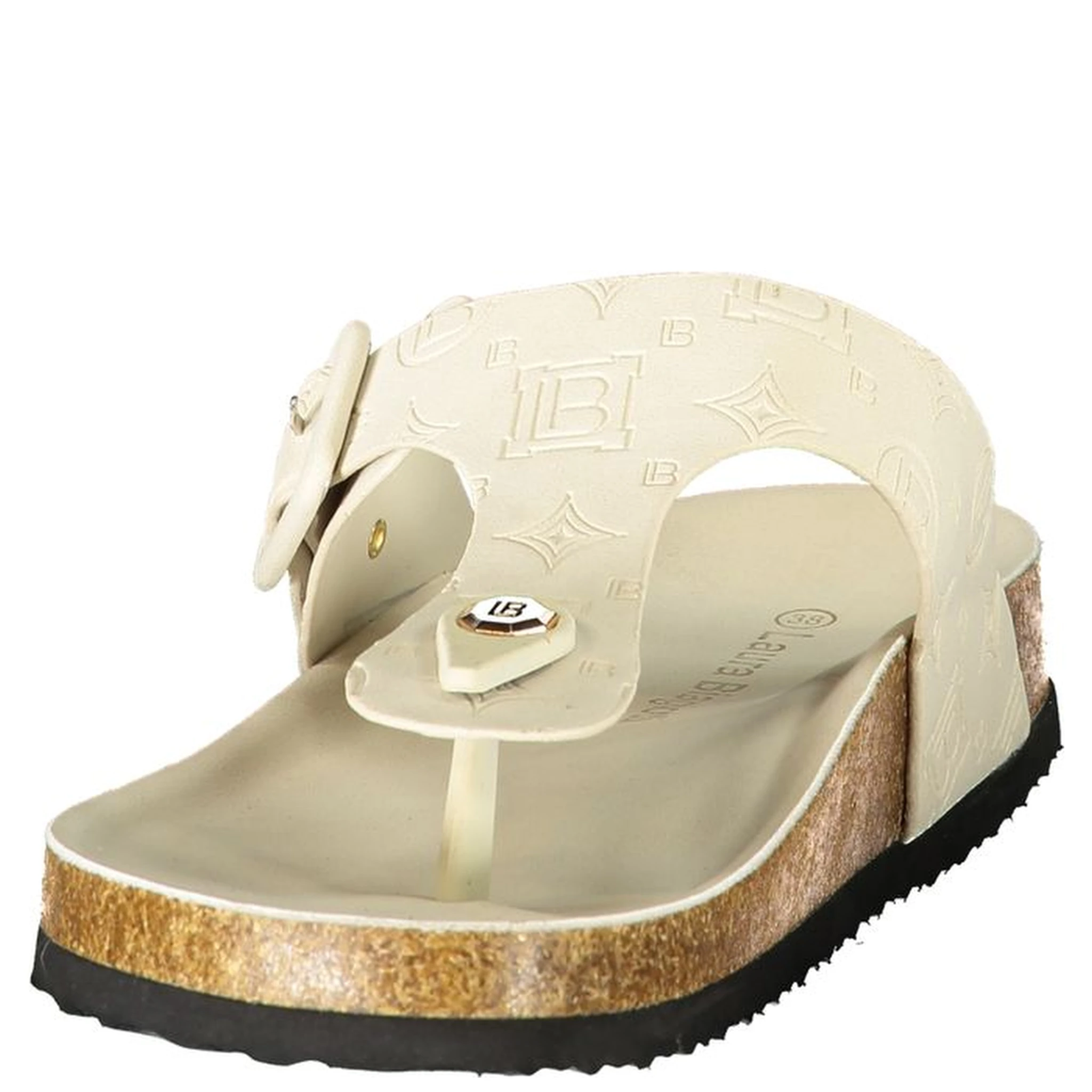 Bianco Poliuretano Donna Ciabatta for Effortless Elegance