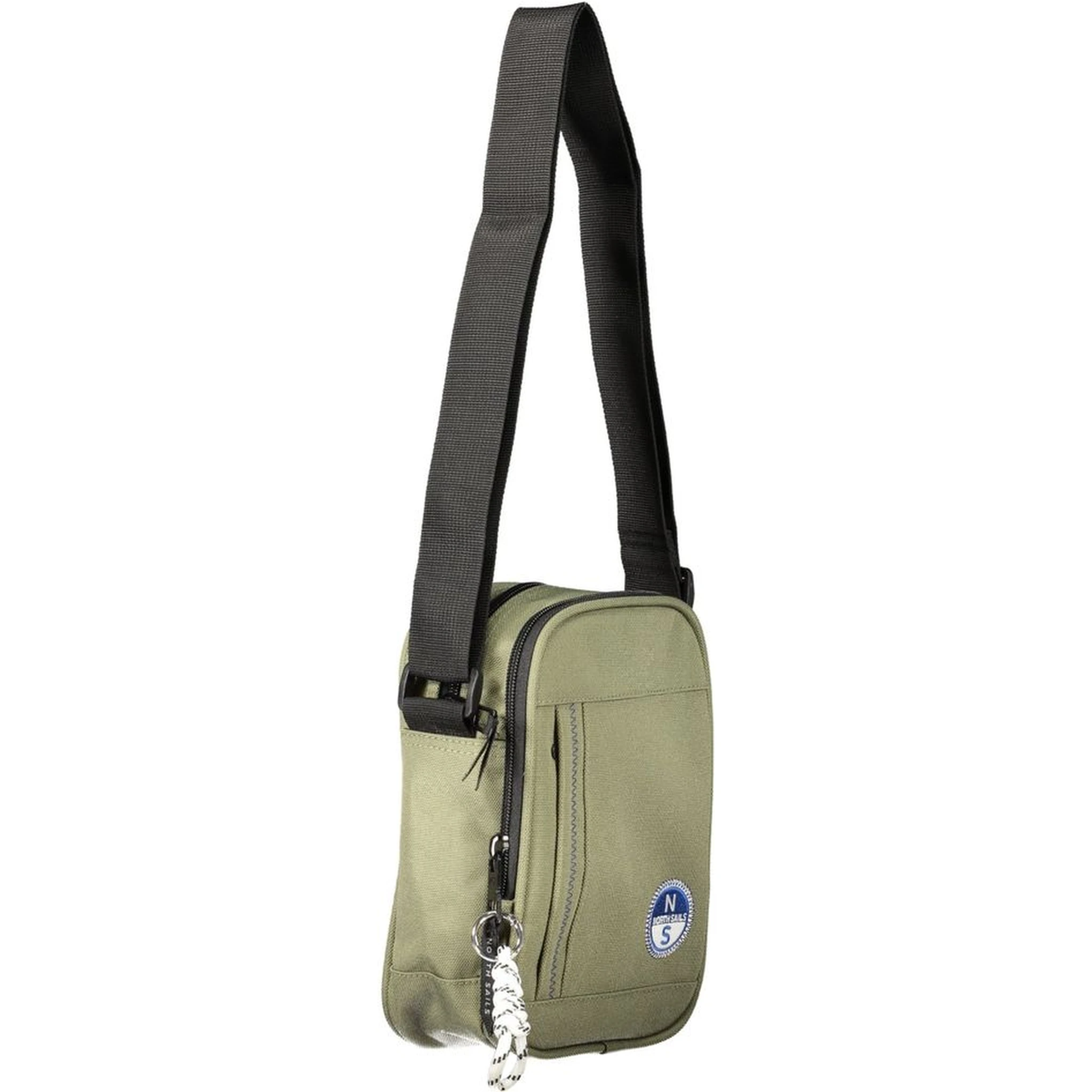 Green Polyester Shoulder Bag