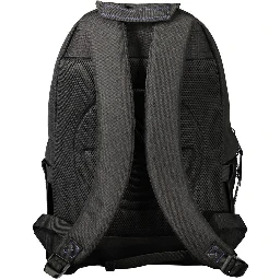 Black Polyester Backpack
