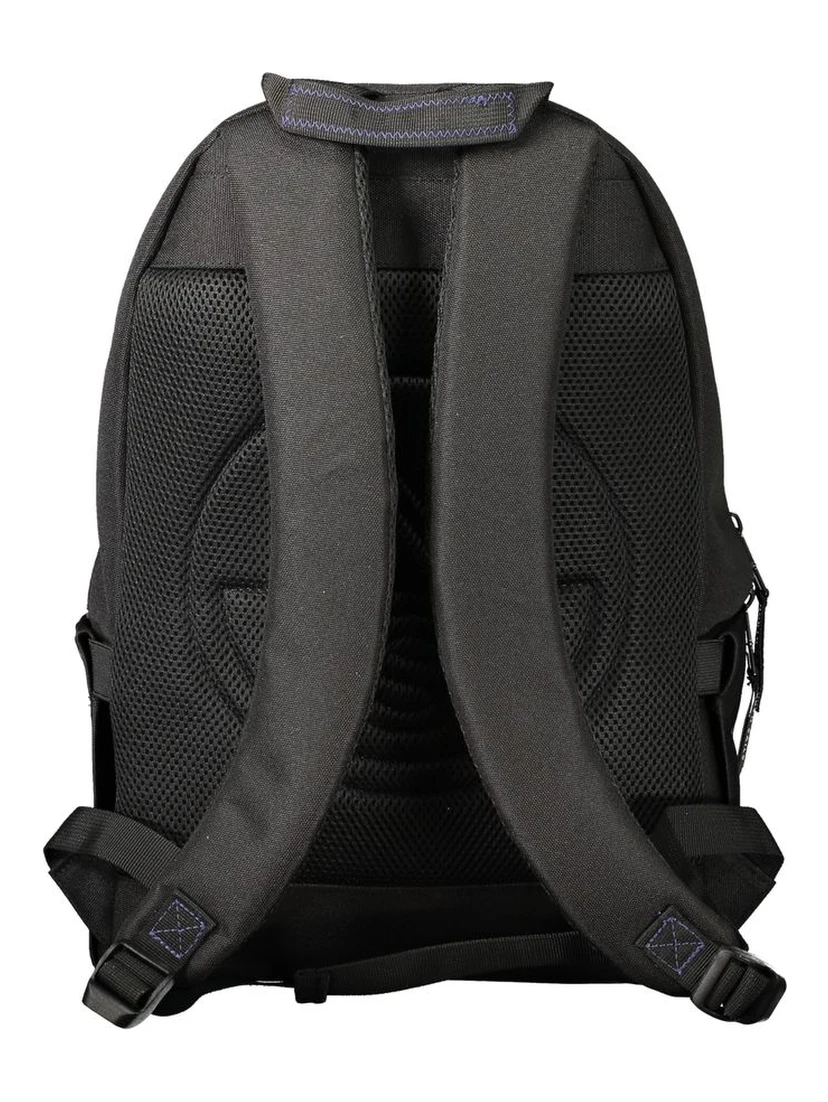 Black Polyester Backpack
