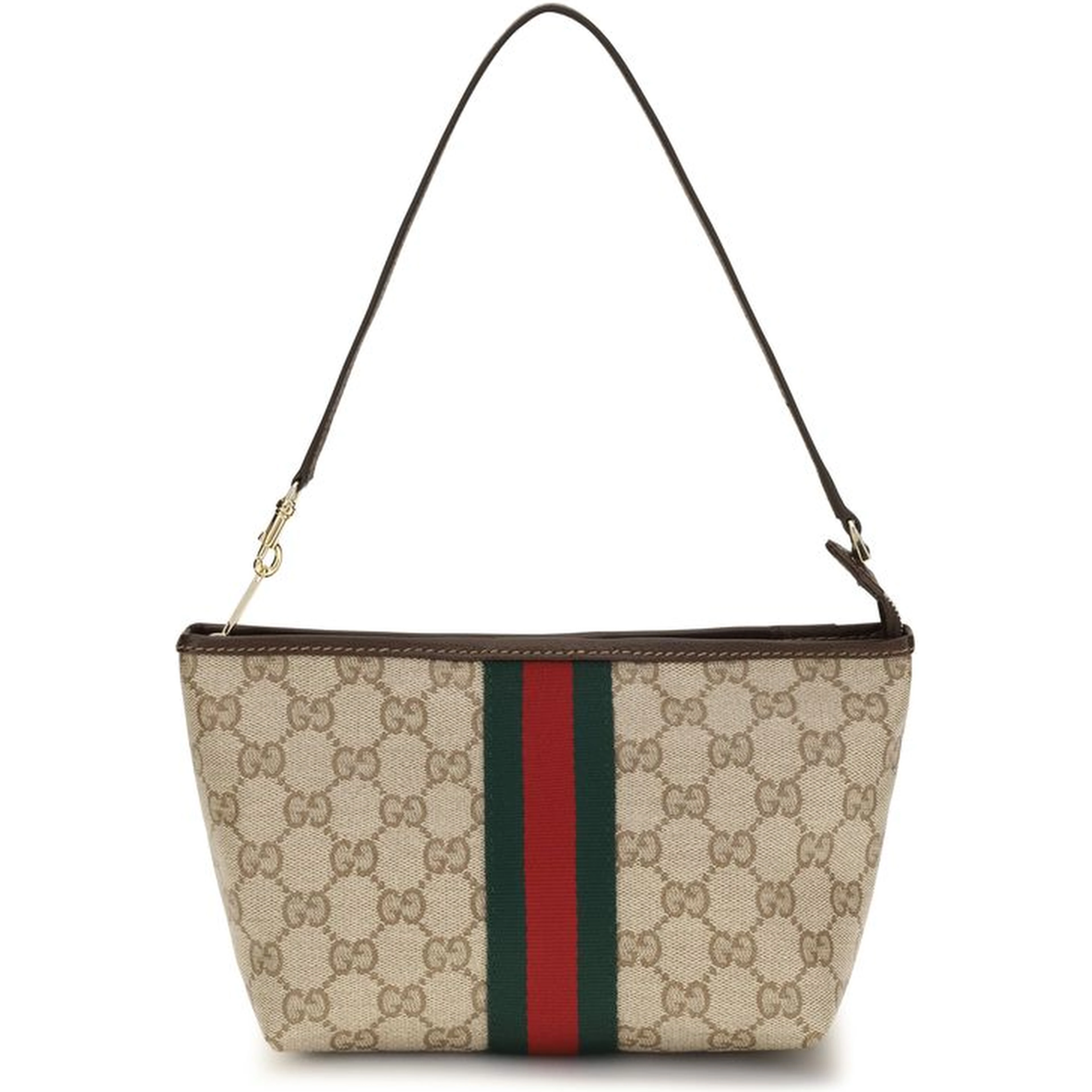Beige Fabric Handbag