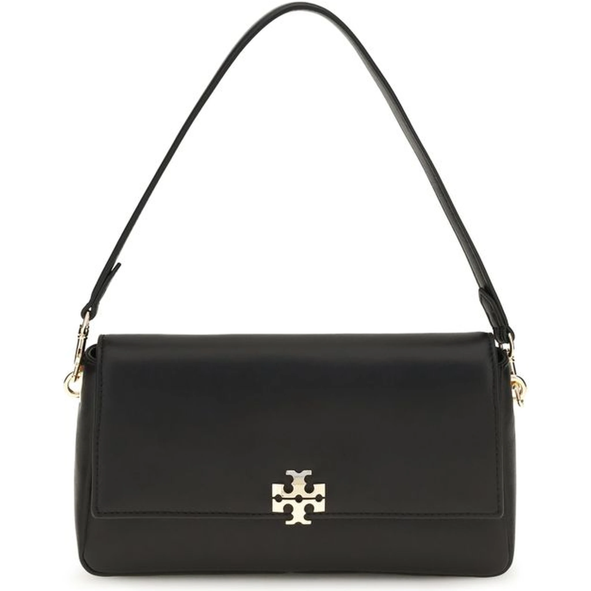 Black Calf Leather Bos Taurus Shoulder Bag