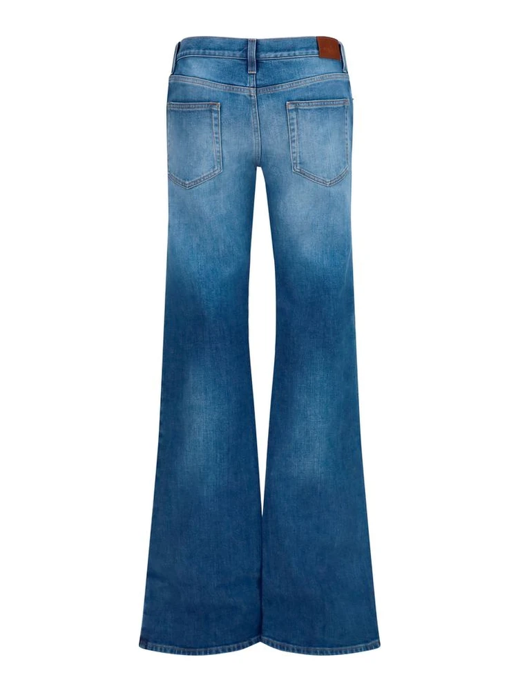 Blue Cotton Flared Jeans alternative