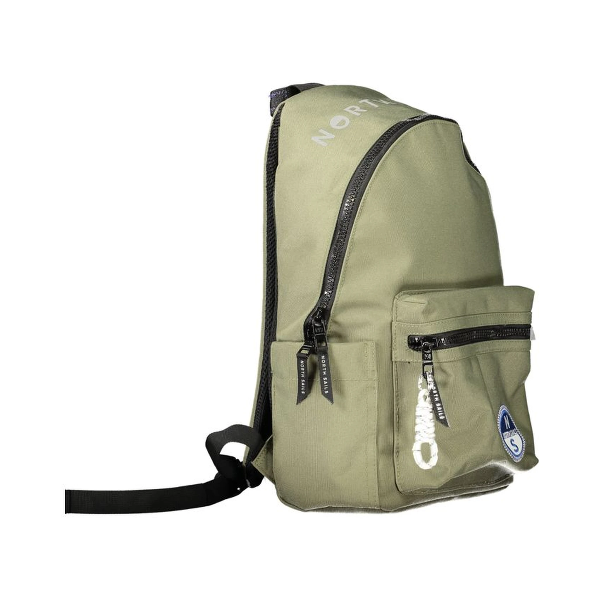 Green Polyester Backpack