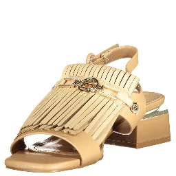 Beige Polyurethane Women's Sandal