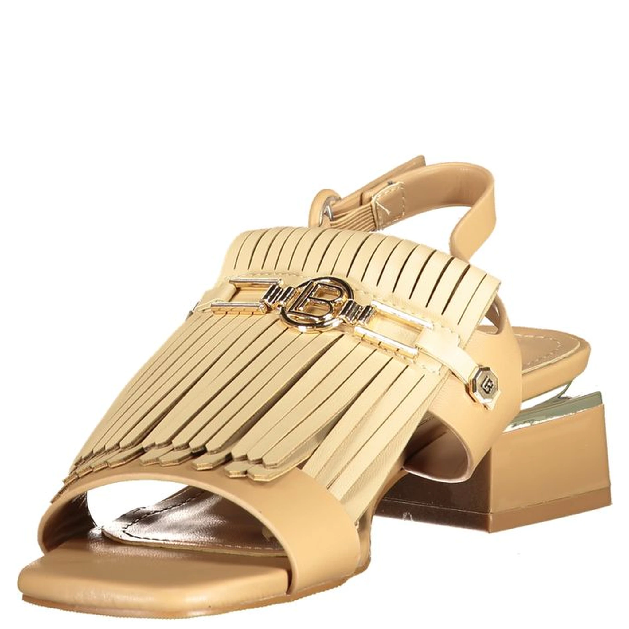 Beige Polyurethane Women's Sandal