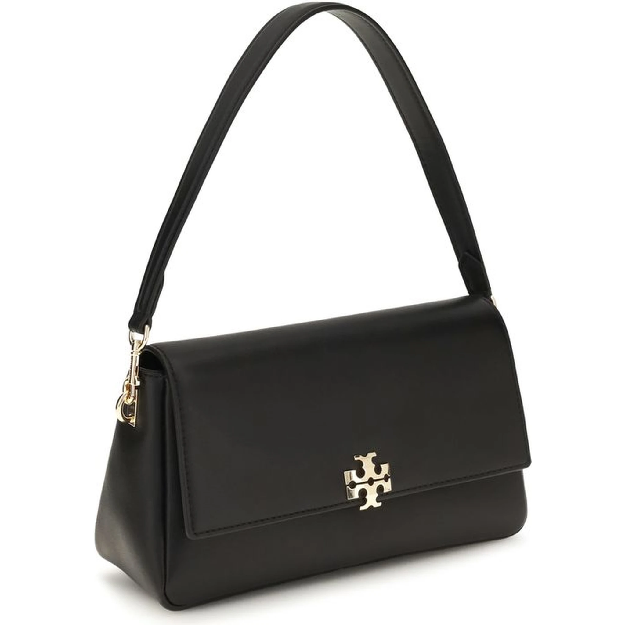 Black Calf Leather Bos Taurus Shoulder Bag
