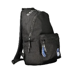 Black Polyester Backpack