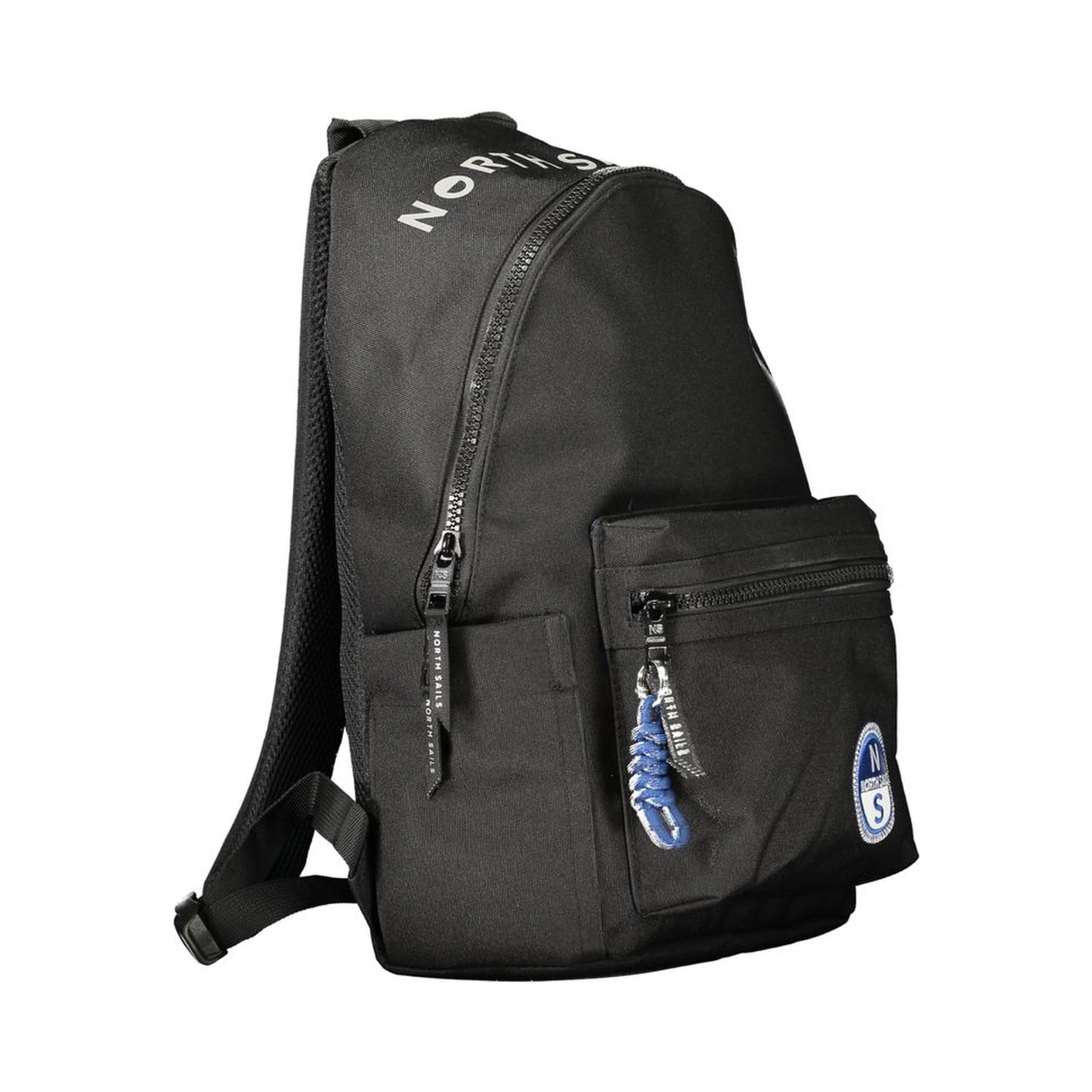 Black Polyester Backpack