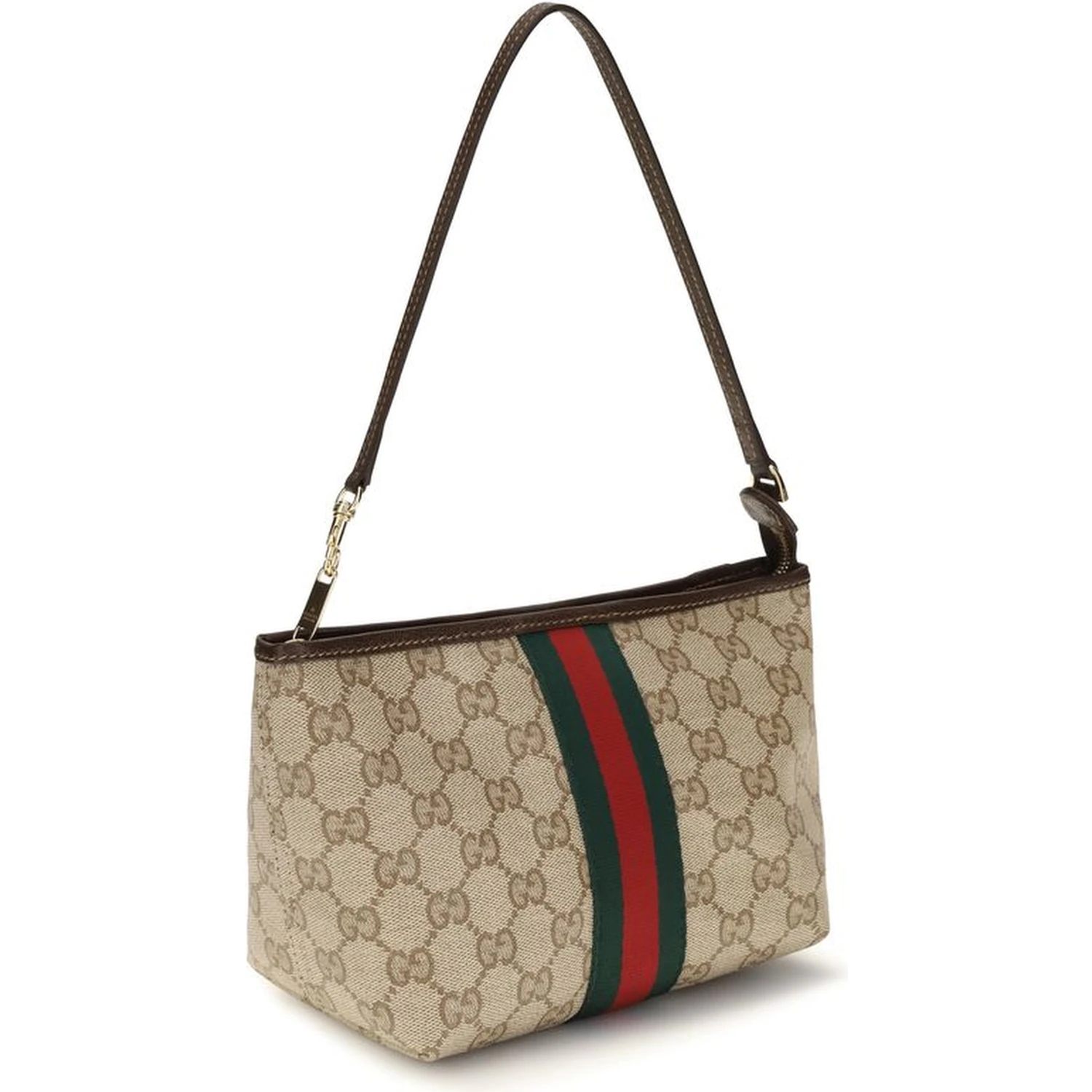Beige Fabric Handbag