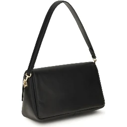 Black Calf Leather Bos Taurus Shoulder Bag