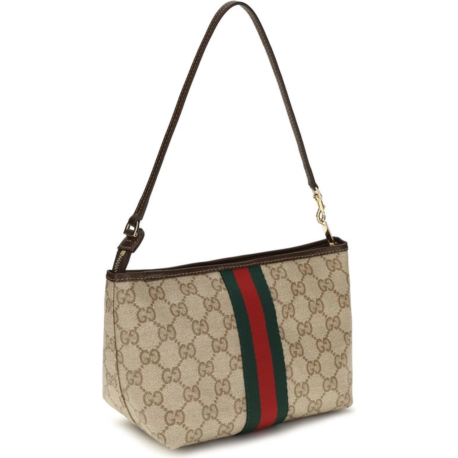 Beige Fabric Handbag