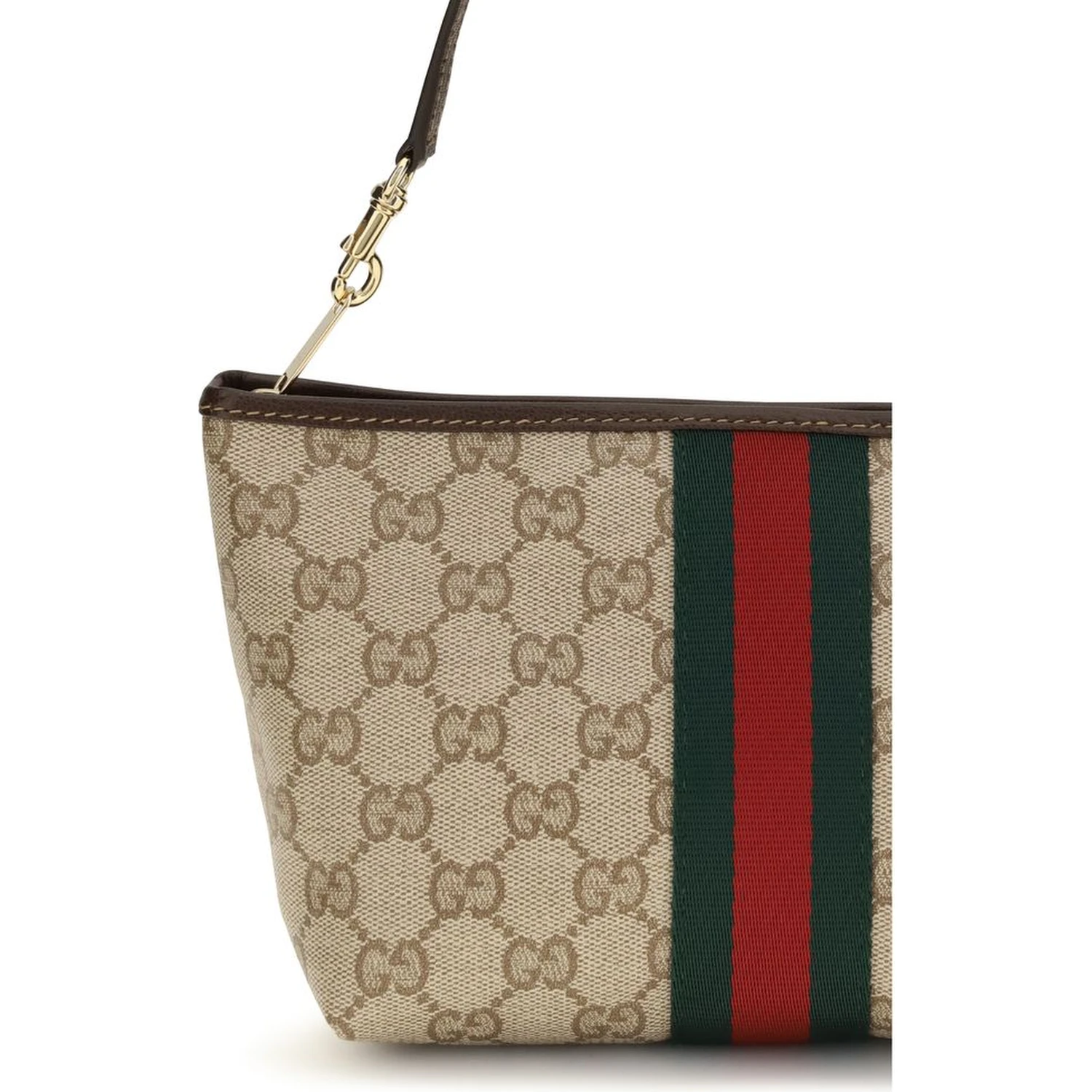 Beige Fabric Handbag