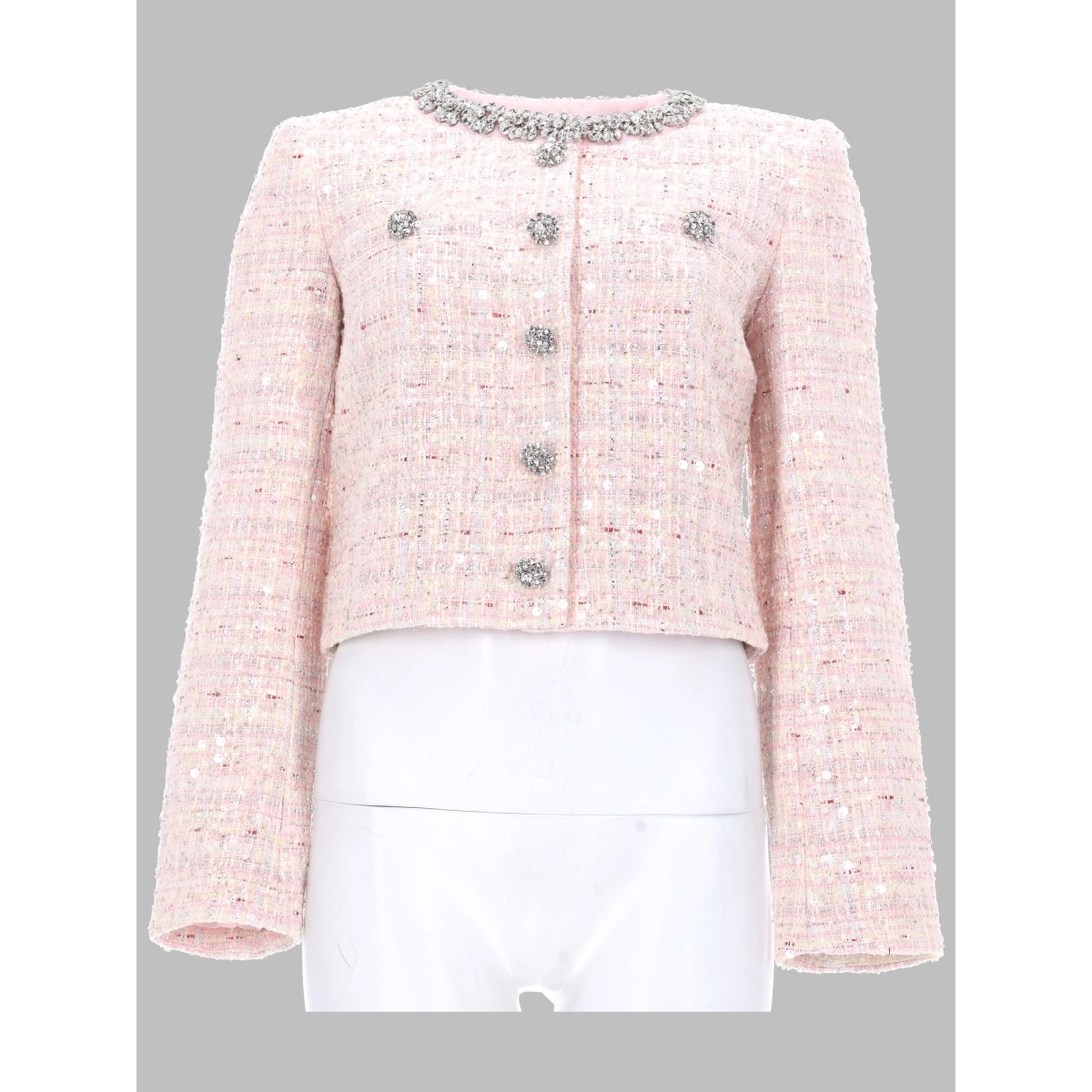 GIACCA BOUCLE CON PAILLETTES