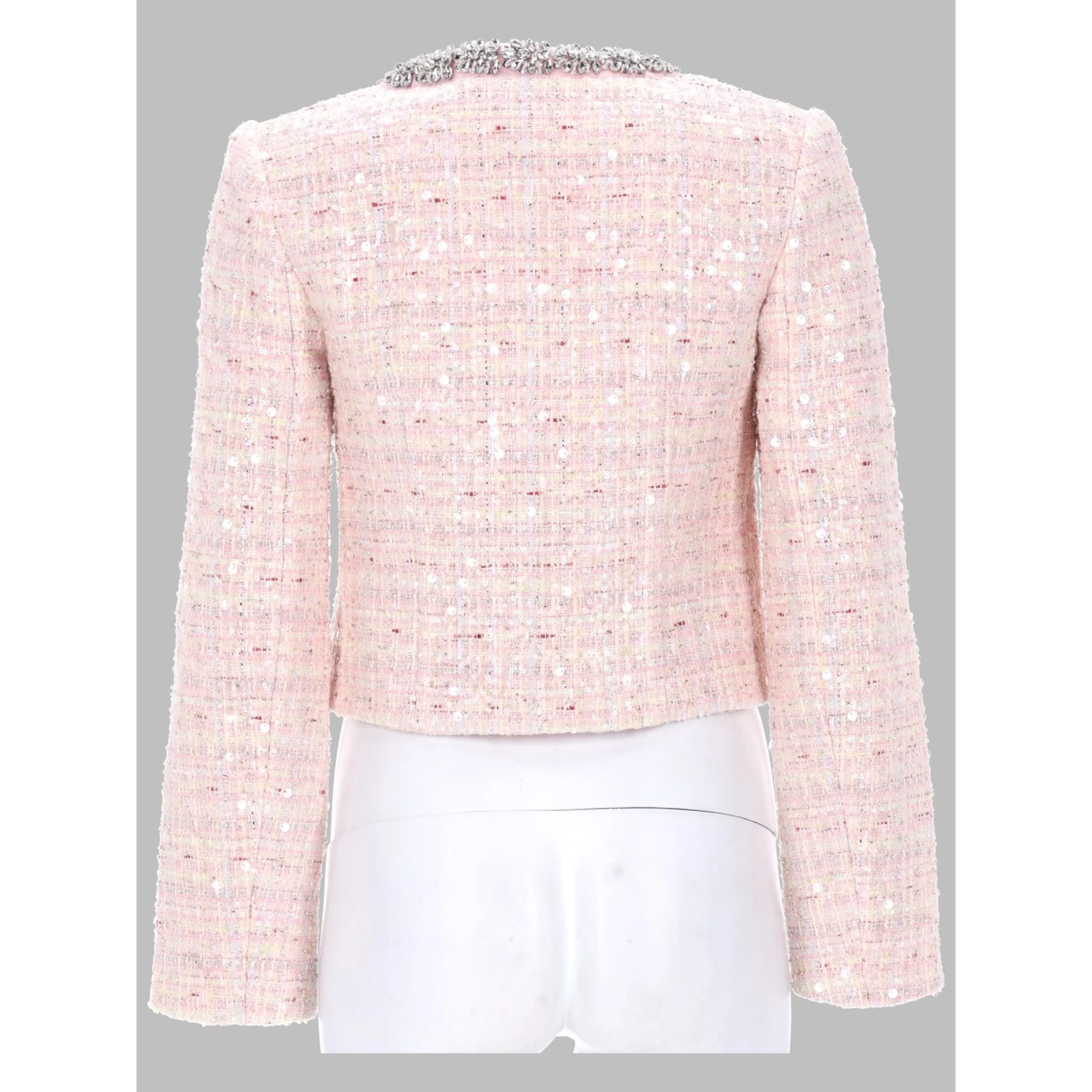 GIACCA BOUCLE CON PAILLETTES