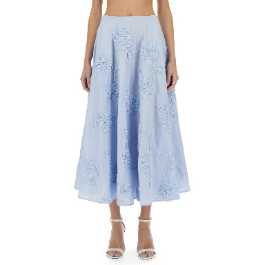 FLORAL MAXI SKIRT