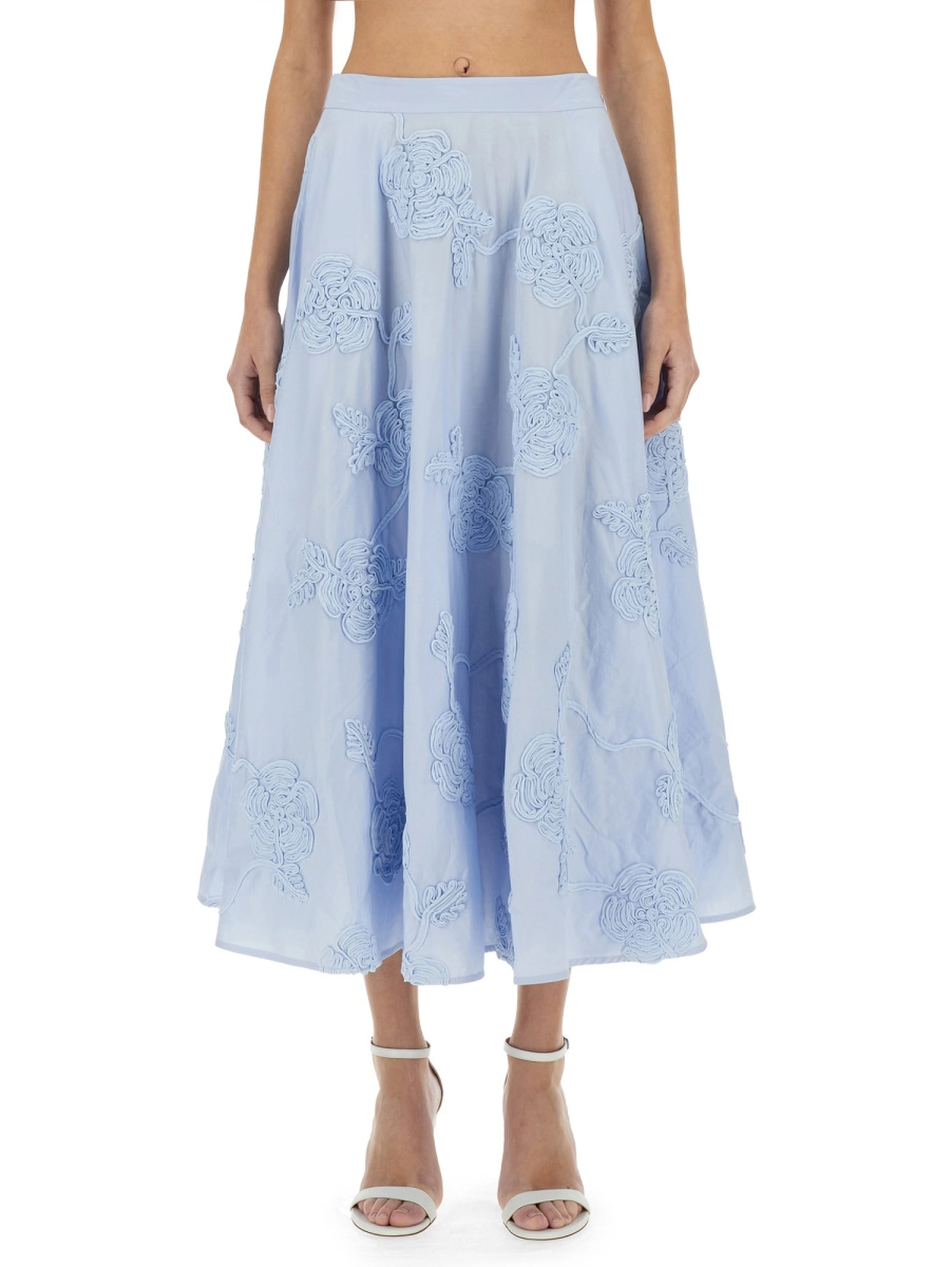 FLORAL MAXI SKIRT