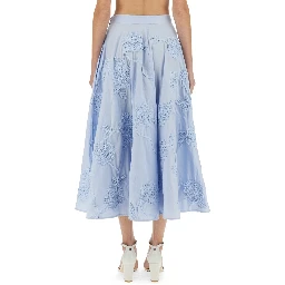 FLORAL MAXI SKIRT