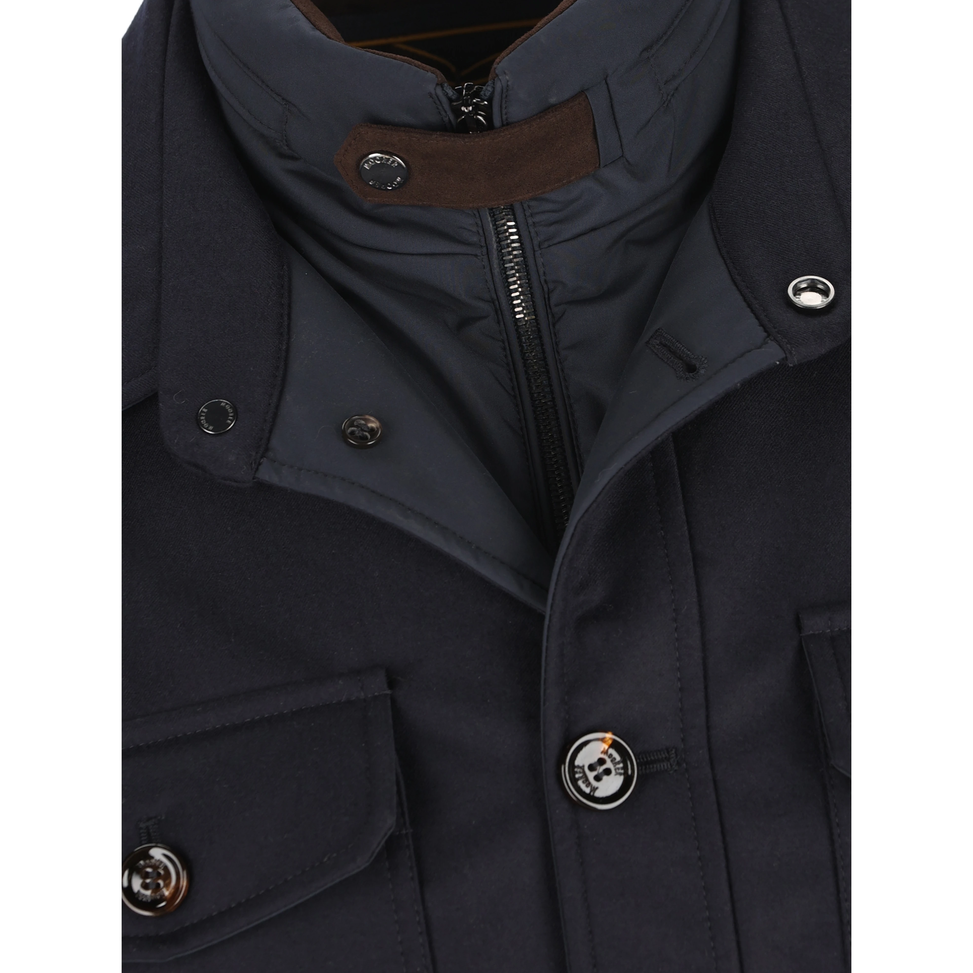 MOORER Jackets Blue