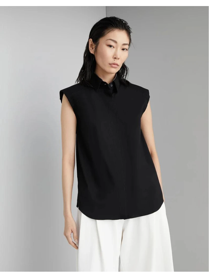 Black Cotton Shirt