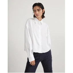 White Cotton Dress Shirt