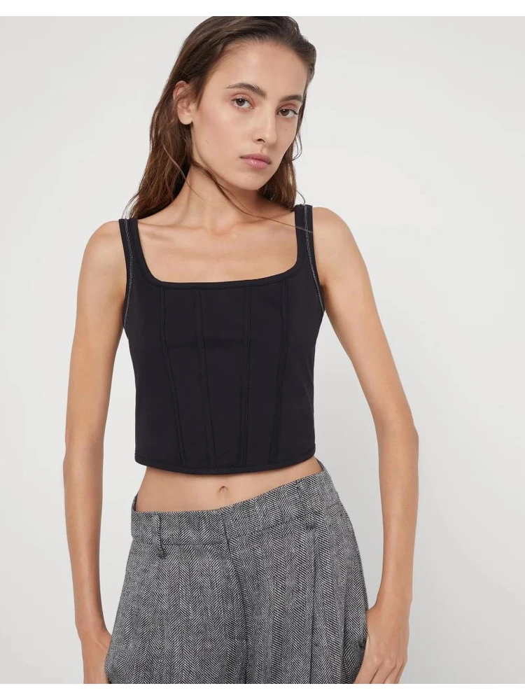 Black Cotton T-Shirt