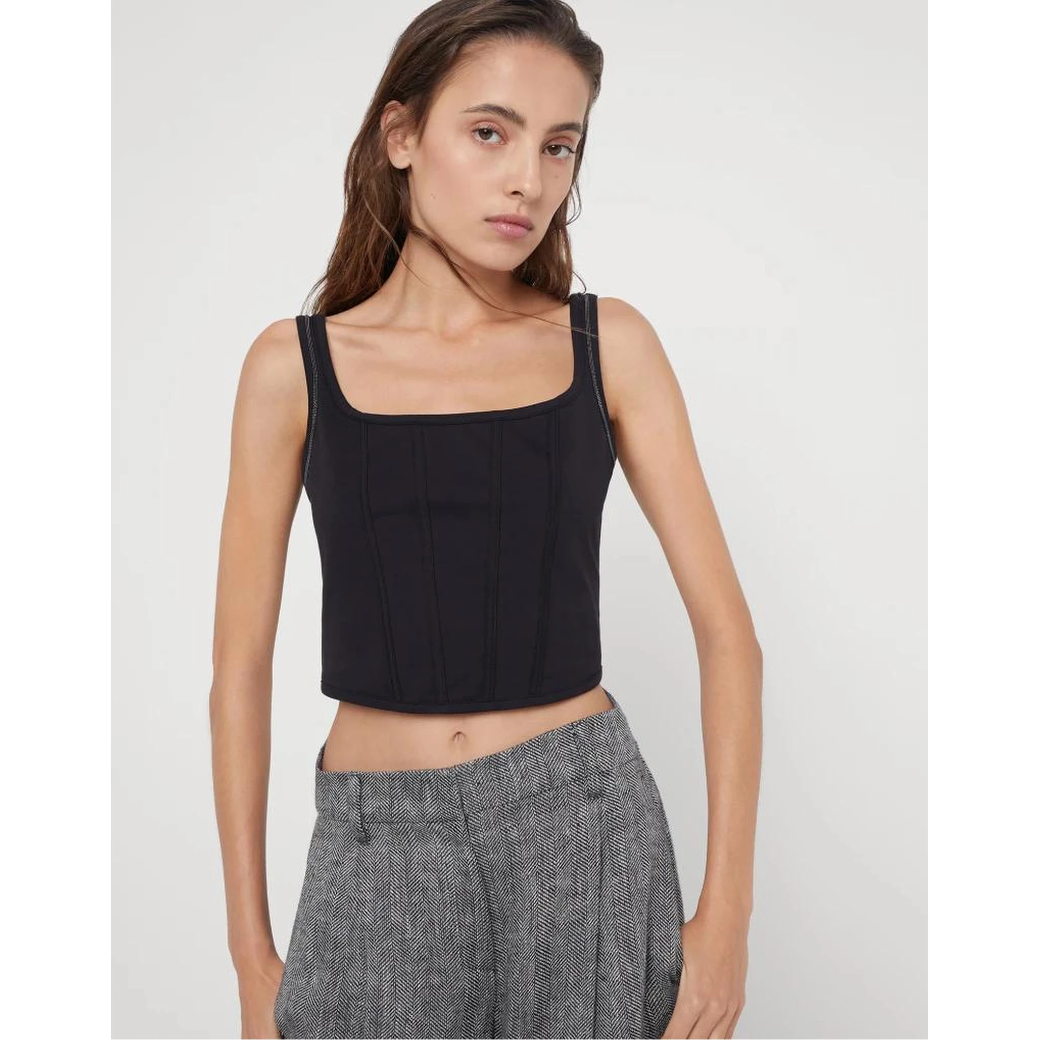 Black Cotton T-Shirt