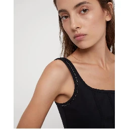 Black Cotton T-Shirt