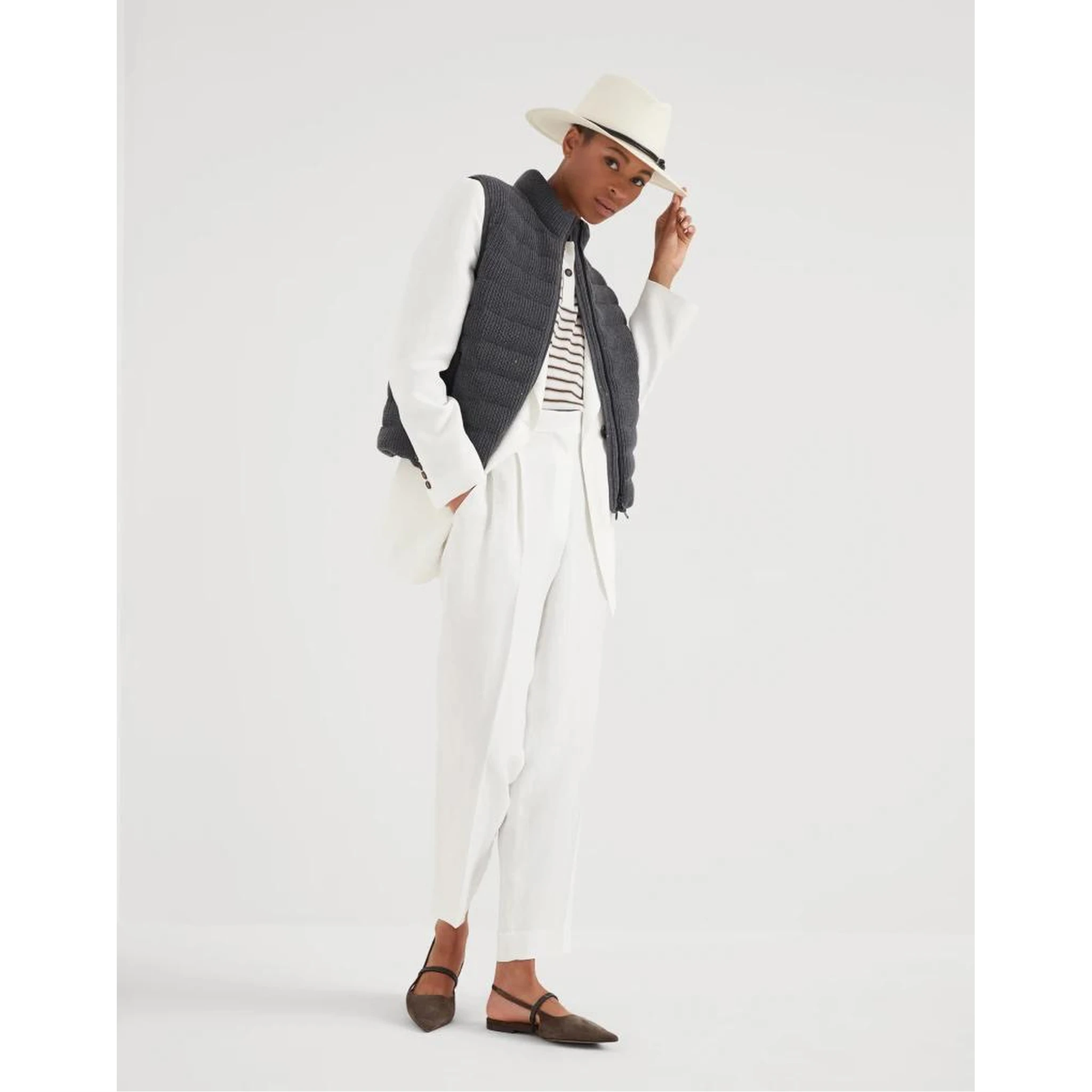 Multicolor Wool Dress Shirt