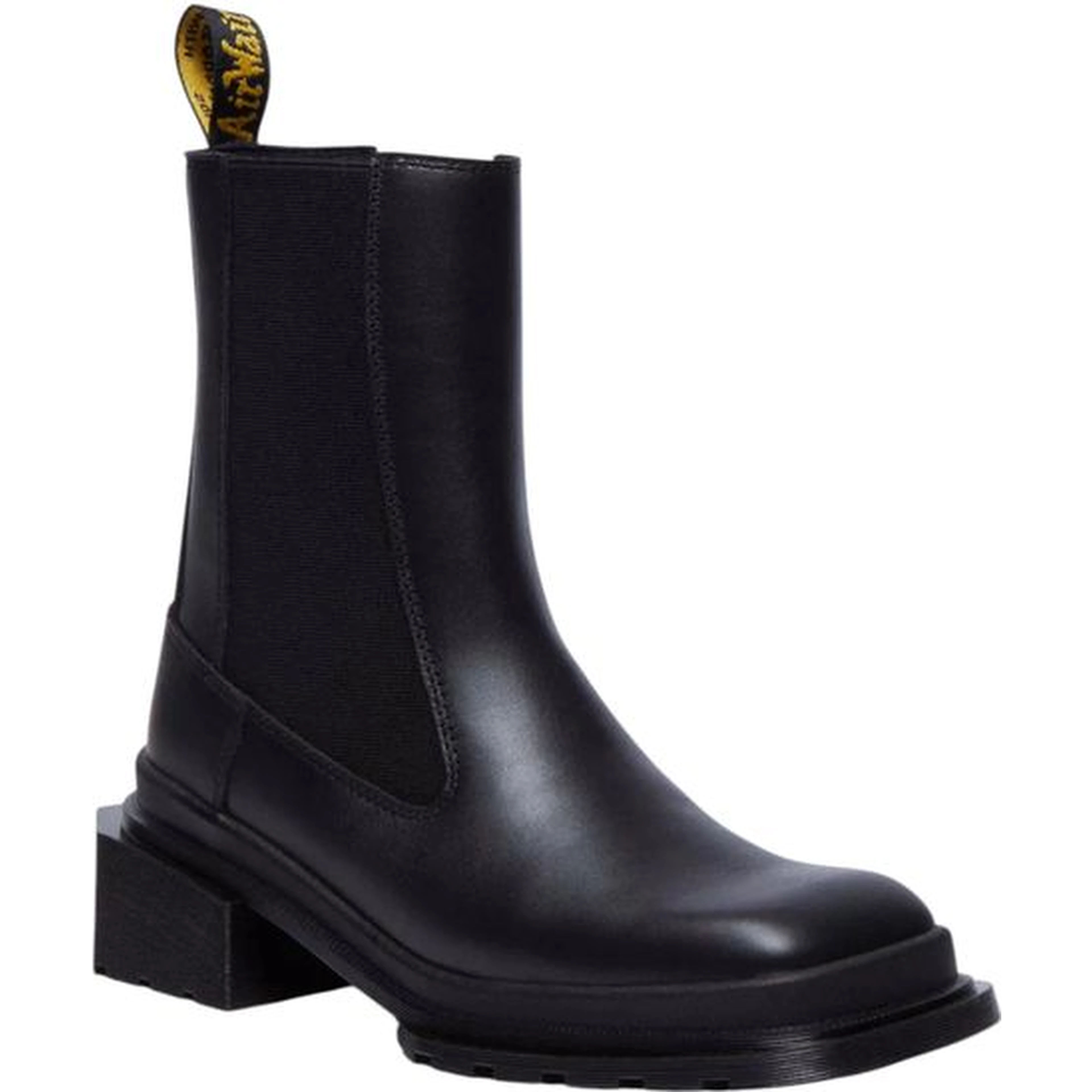 Black Leather Ankle Boots