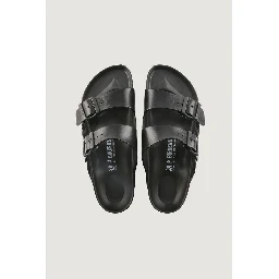 Black EVA Flat Sandals