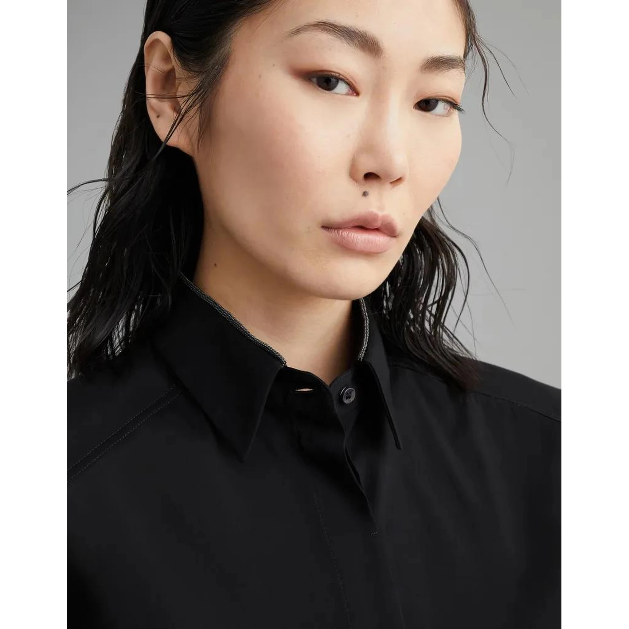 Black Cotton Shirt