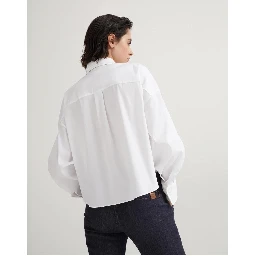 White Cotton Dress Shirt